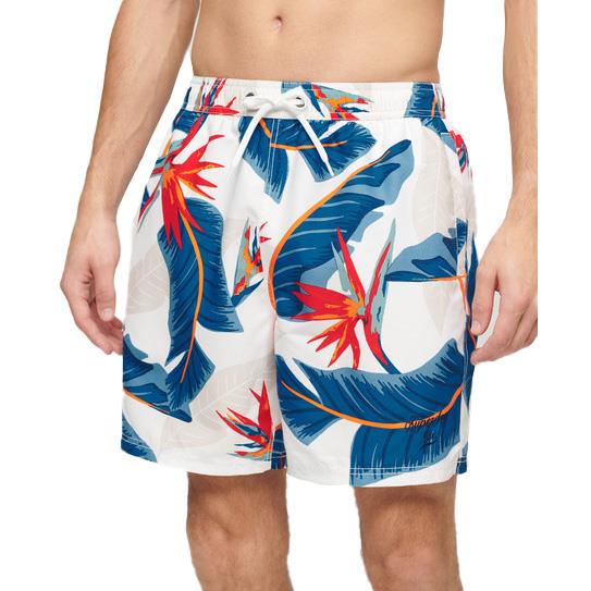 Superdry Hawaiian Print 17" Swim Short